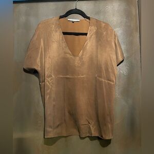 Adolfo Dominguez Tan Short Sleeve Top